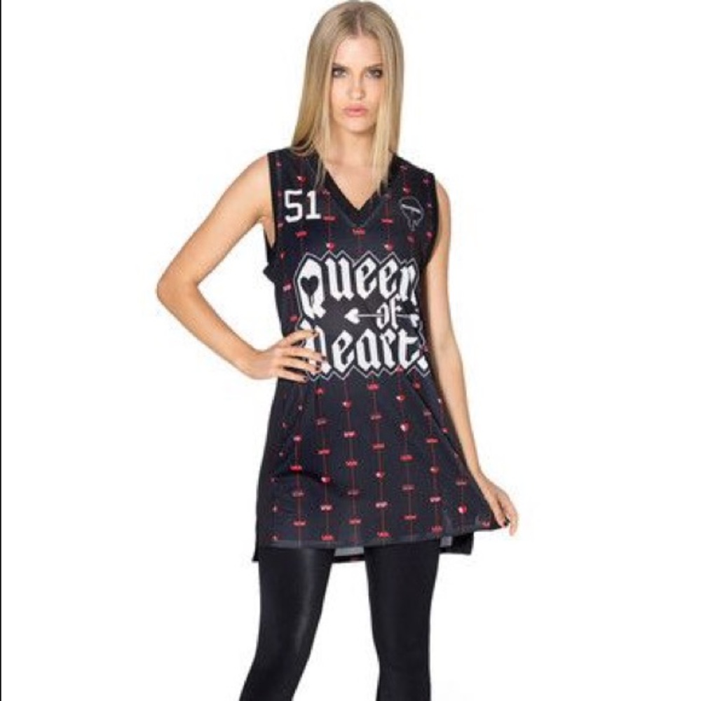 Disney x BlackMilk Queen of Hearts Jersey XS